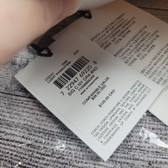 NWT Coach New Year Signature Silk Bandana Scarf With Dragon CQ241 - Picture 5 of 8